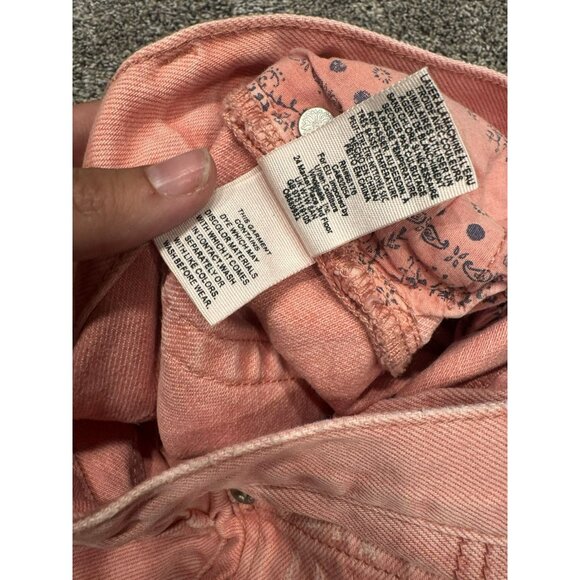 Free People We The Free Pink Cut Off Shorts Size 31 EUC - Picture 6 of 9